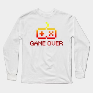 Game Over Pixel Long Sleeve T-Shirt